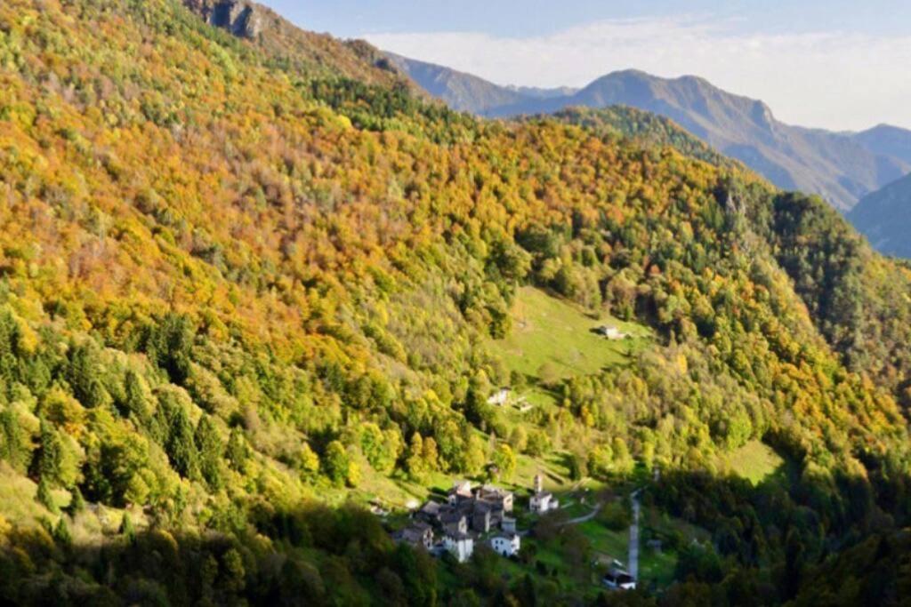 Appartamento Panoramico Casa Gerro Averara Esterno foto